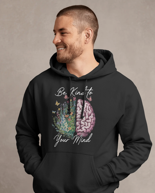 Bee Kind to Your Mind - Comfy Hoodie