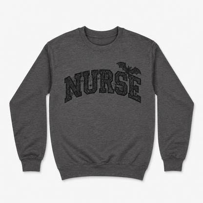 Nurse Halloween Sweatshirt - Charcoal Heather