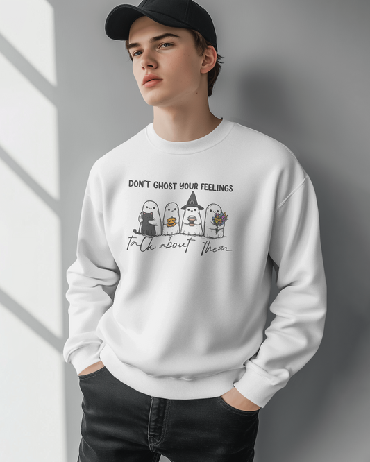 Don't Ghost Your Feelings - Halloween Themed Mental Health Awareness