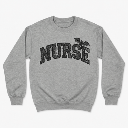 Nurse Halloween Sweatshirt - Heather Grey