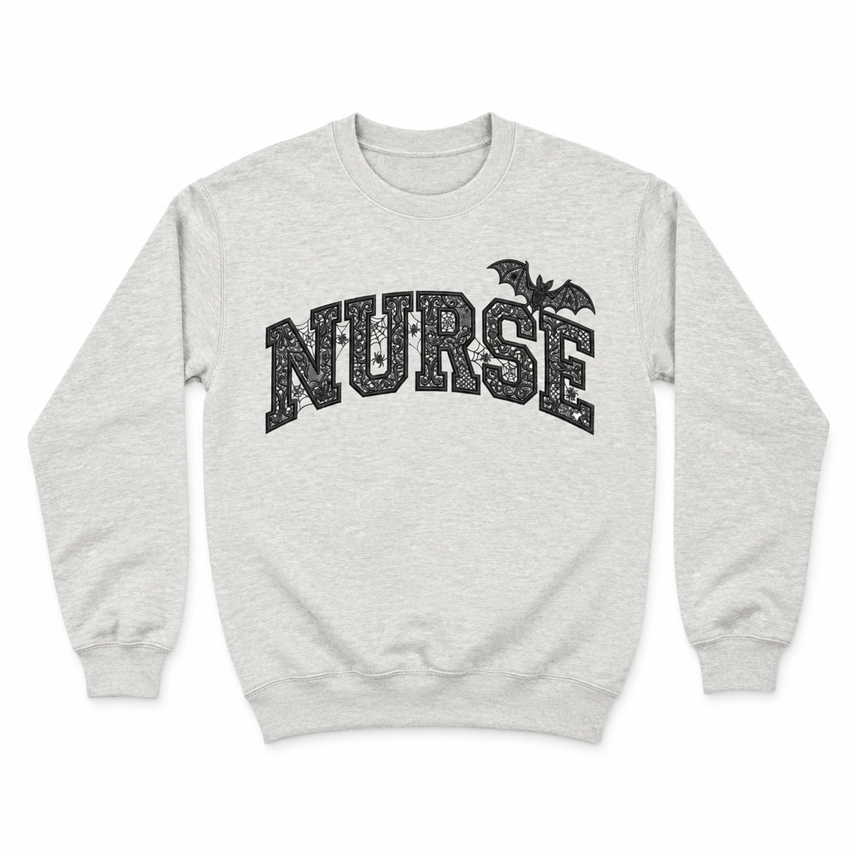 Nurse Halloween Sweatshirt - Ash Gray