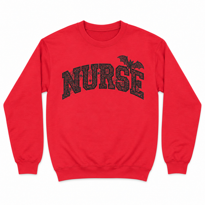 Nurse Halloween Sweatshirt - Red