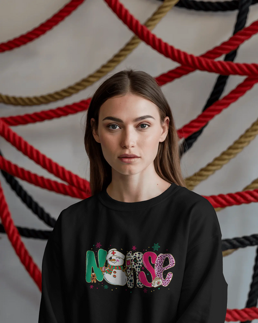Christmas Sweatshirt For Nurses